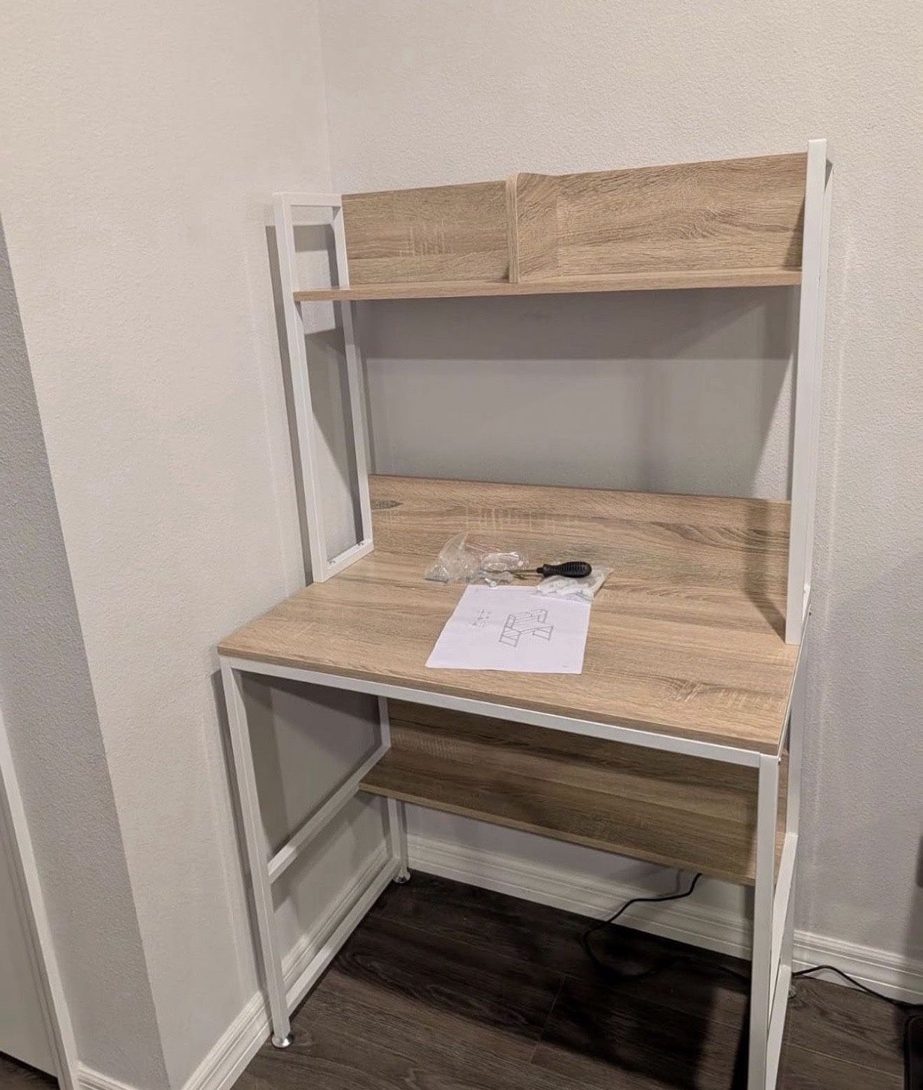 Natural White Desk