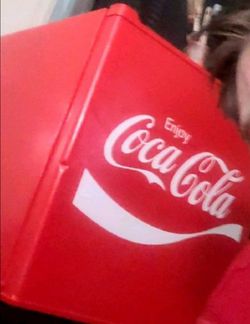 Official Coca-Cola Mini Fridge!