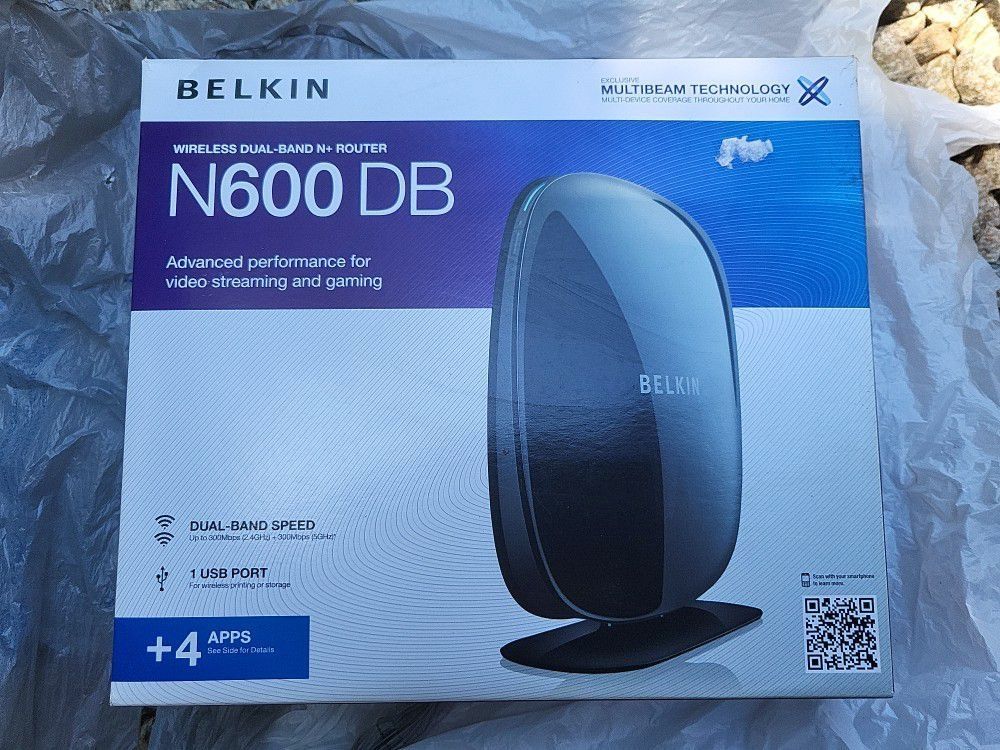 Router WIFI Belkin DUAL-BAND Printer,DNLA Support,Orig Box,USB Port