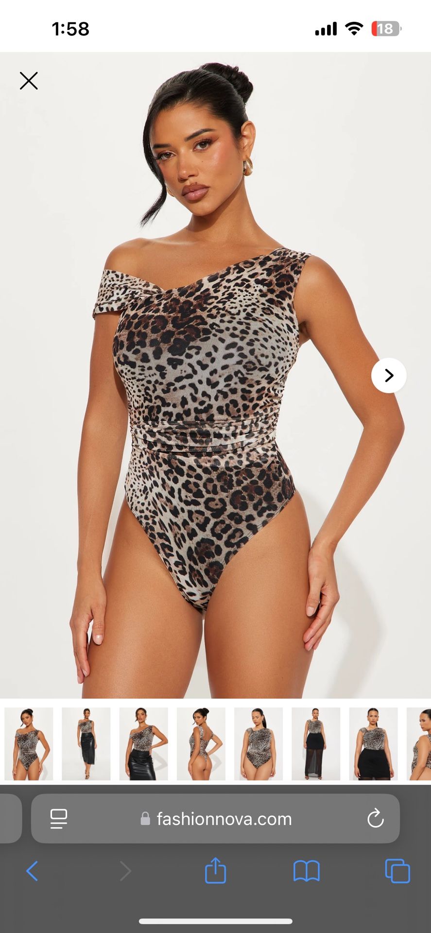 Leopard Print Bodysuit