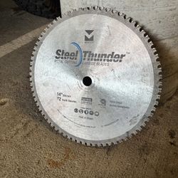 CARBIDE Chop Saw - Metal Cutting BLADE 14" / 72 Teeth
