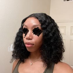 NEW 12 inch curly glueless wig