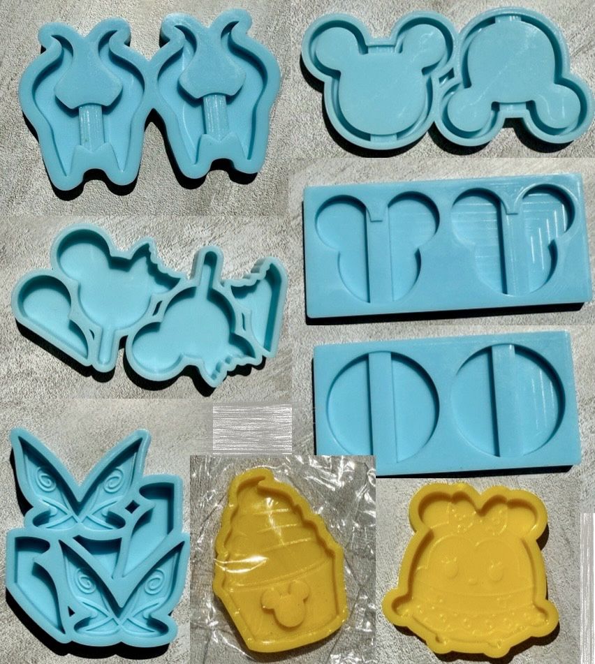 Disney Inspired Character Silicone Molds  