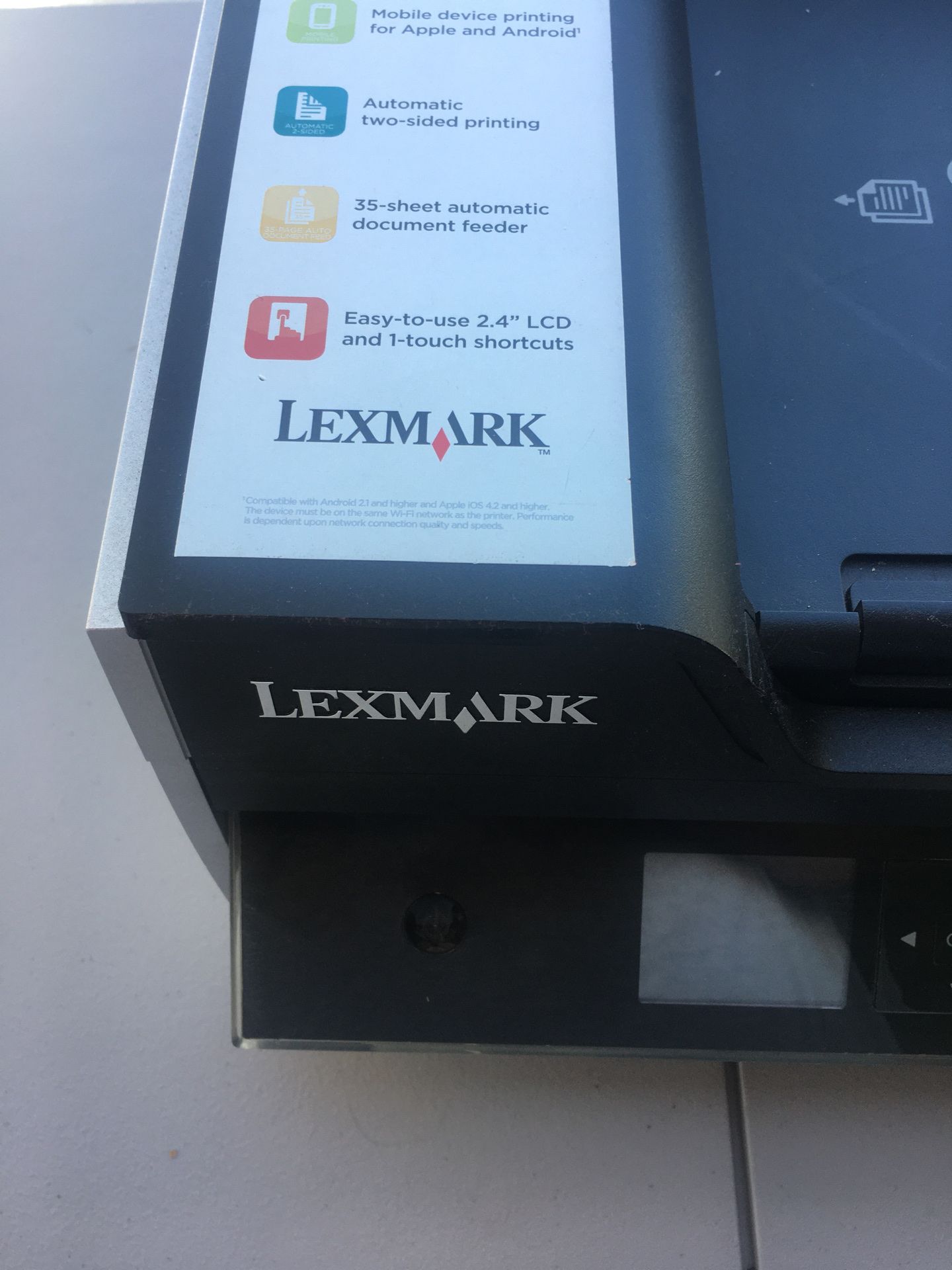 Lexmar S515 printer copier fax