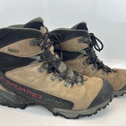 La Sportiva Nucleo High GTX Hiking Boots Mens 10 Brown Leather