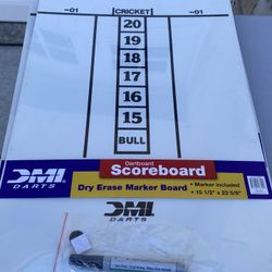Dry Erase Score Board Set Of 5