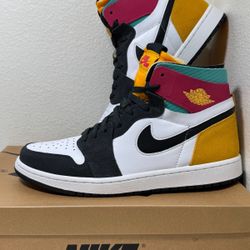 Size 11 - Air Jordan 1 Zoom Comfort High Multi-Color