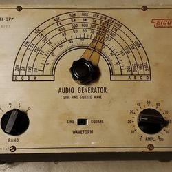 EICO Model 377 Audio Generator Sine and Square Wave