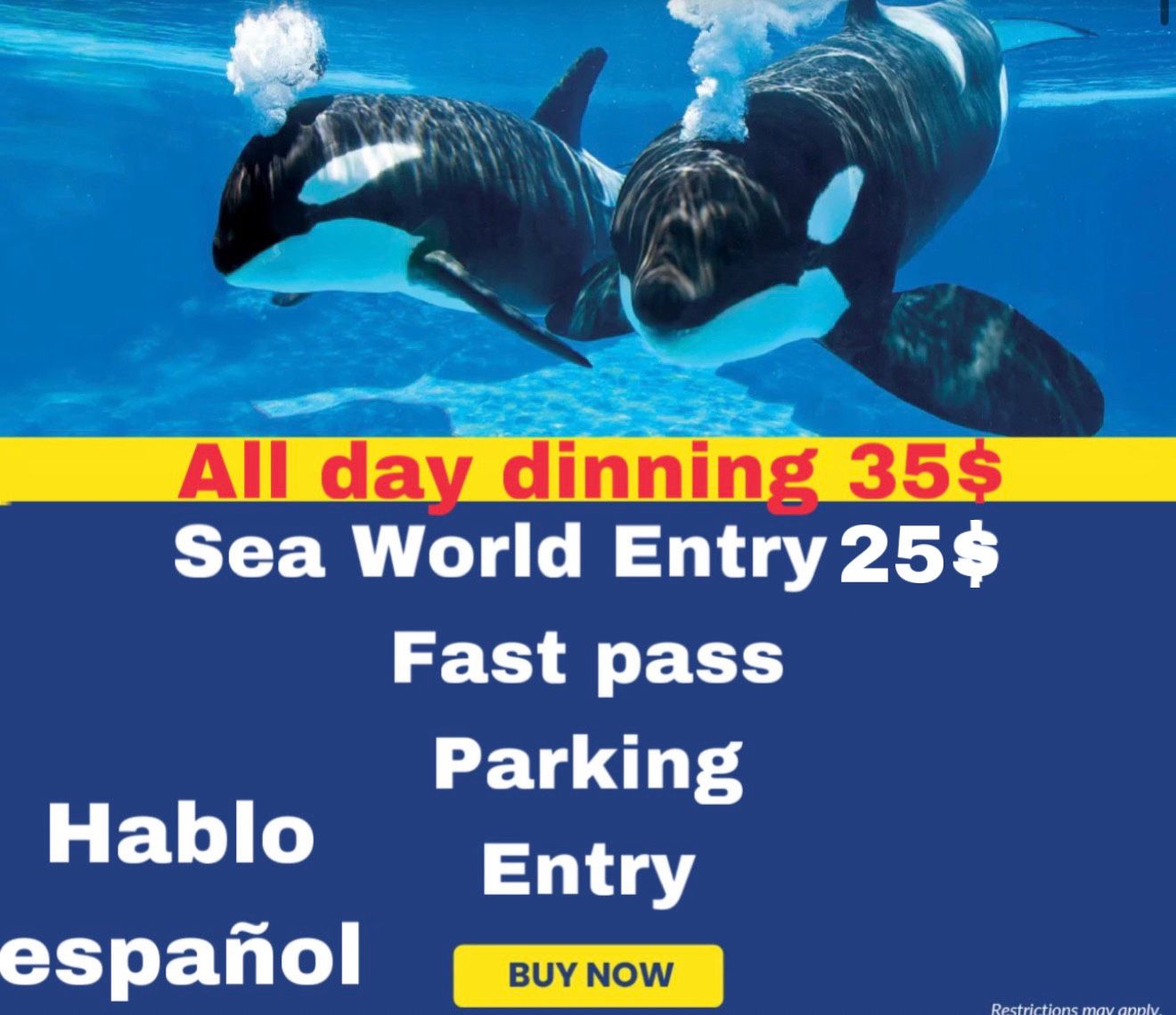 sea world tickets