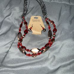 Tiger's Eye and Red Jasper Compass Trading Co. Set 