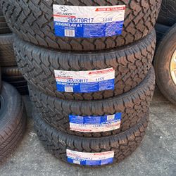 265/70/17 AT Atlander Tires