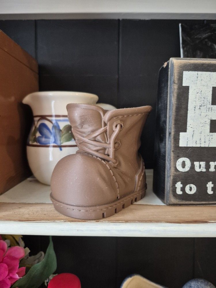 Cute Work Boot Succulent Planter