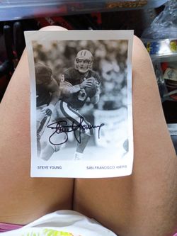 Steve Young Autograph