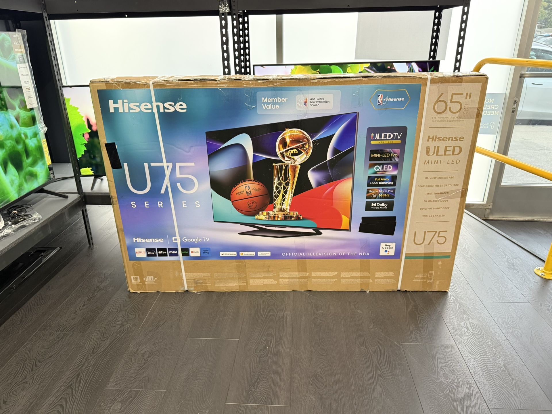 85 INCH HISENSE QLED QD7 SMART 4k TVS 1 YEAR WARRANTY TV S