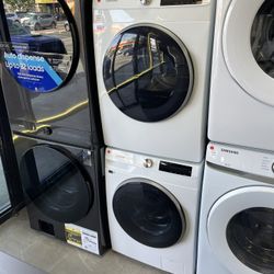 Samsung 24” Front Load Washer And Electric Dryer Set