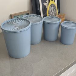 Tupperware Canisters 