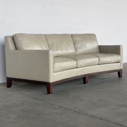 Leather Curved Sofa -Delivery Available