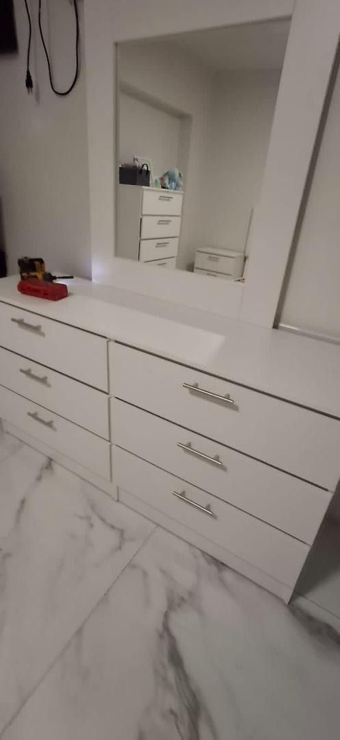 Dresser and Mirror