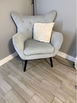 Blue armchair