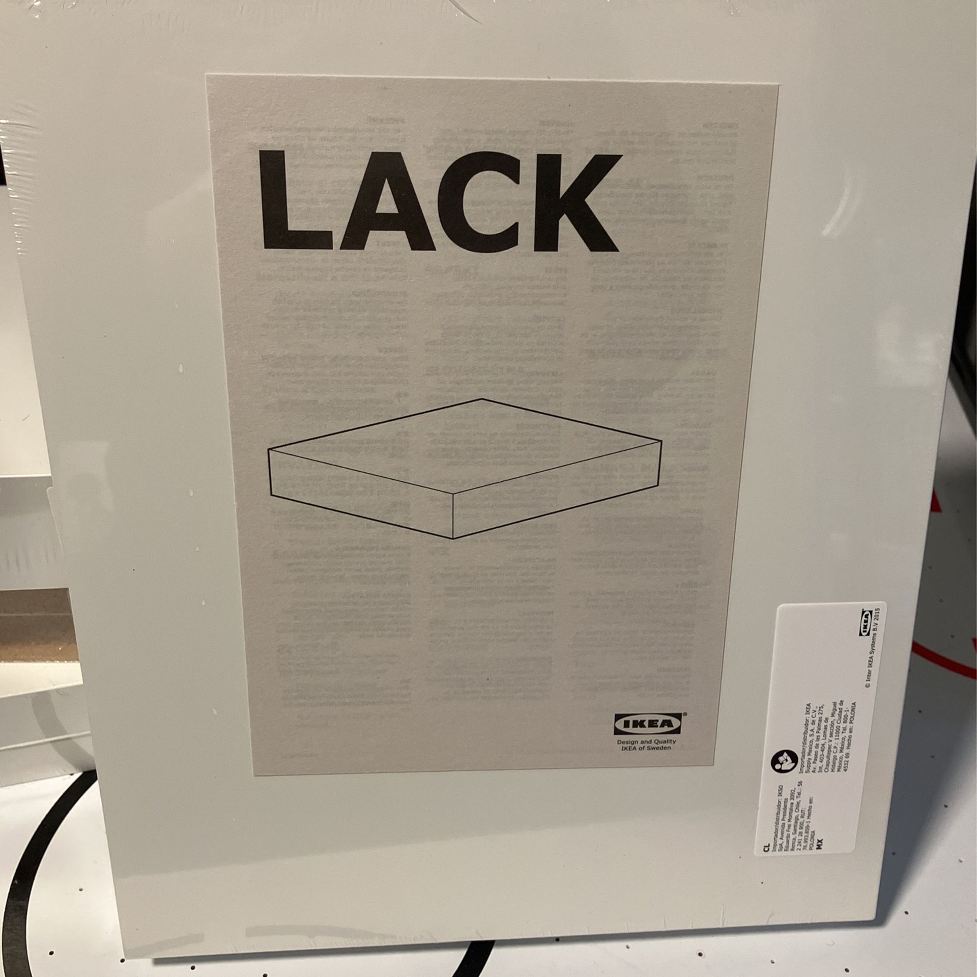 Lack Floating shelf x4 (IKEA)