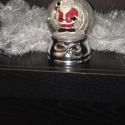 Santa Snow Globe