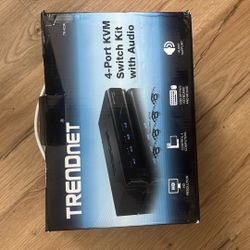 Trendnet 4 Port KVM Switch 