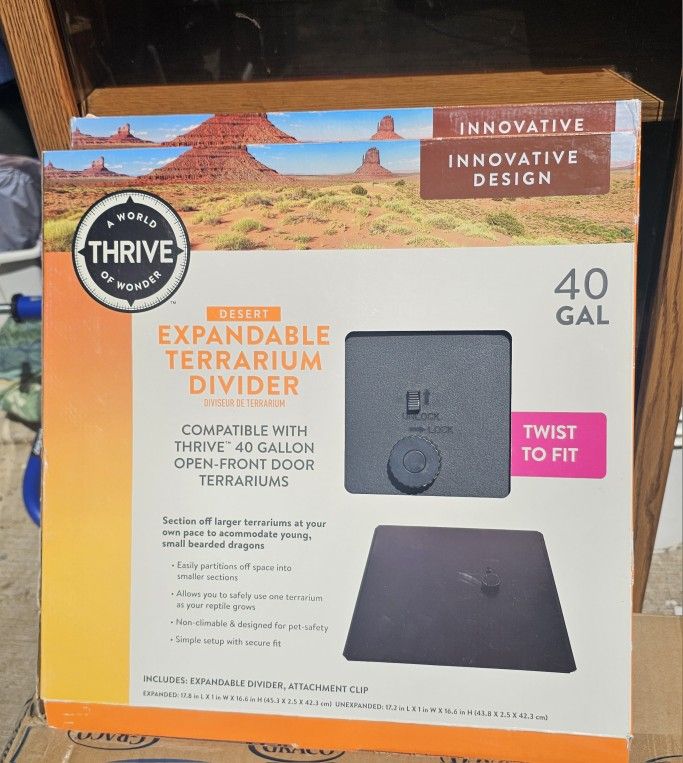 Thrive Desert Expandable Terrarium Divider