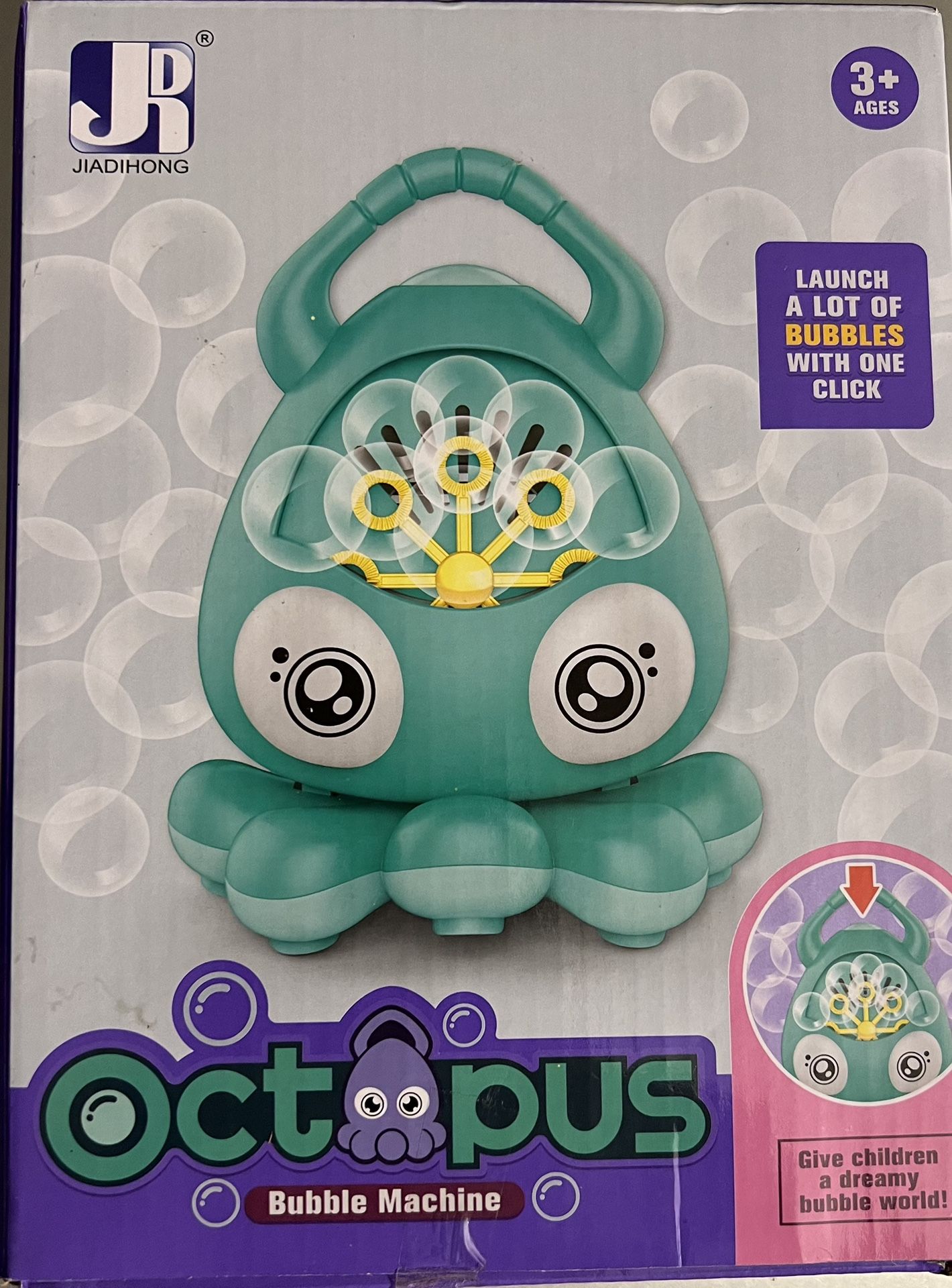 Octopus Bubble Machine