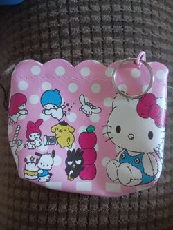 3  Hello Kitty Key Chain Coin Purse's