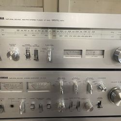 Yamaha Model CA-810 Integrated Amp And Model CT-810 Tuner 