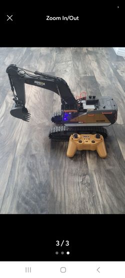 HUINA 1571 1:14 RC Tracked Excavator Electric RTR Gray/Black/Gold