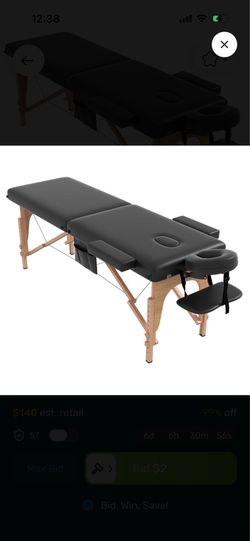 Massage table