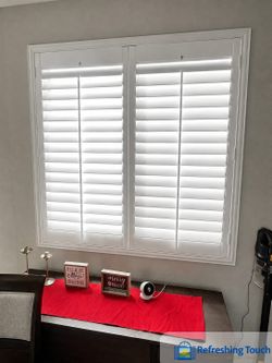 Premium Basswood Plantation Shutters, Custom Fit, Licensed Installer | 909-681-7003