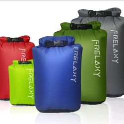 Dry Bag 5-Pack, Ultralight Dry Sack, Outdoor Bags Keep Gear Dry for Hiking