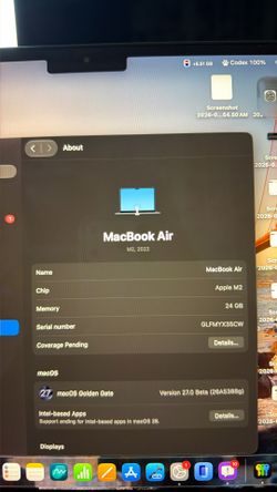 MacBook M2 (like new)