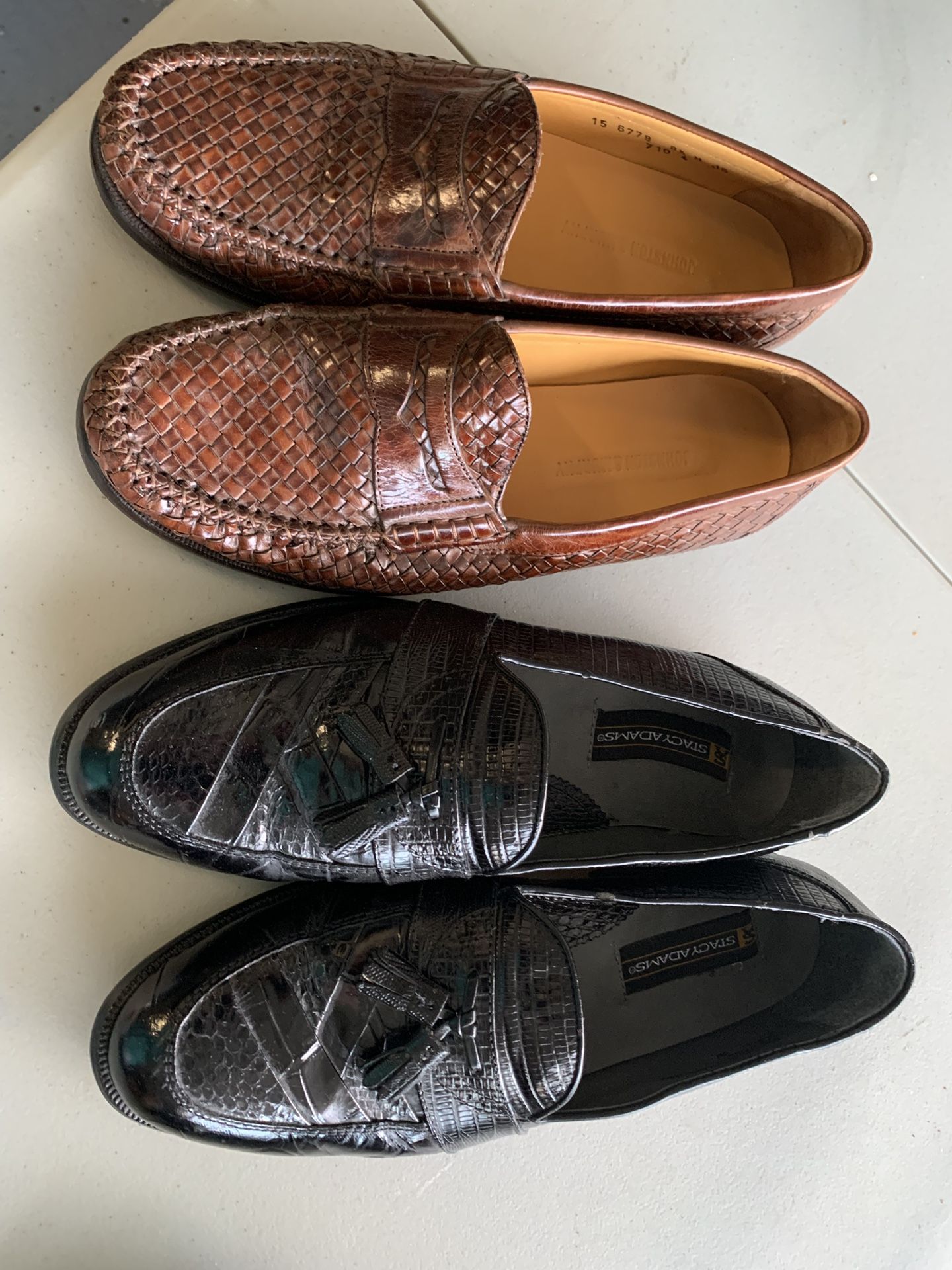 Dress shoes - Stacy Adams snakeskin size 9