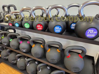 NEW Kettlebells. Different sizes available. Call us today