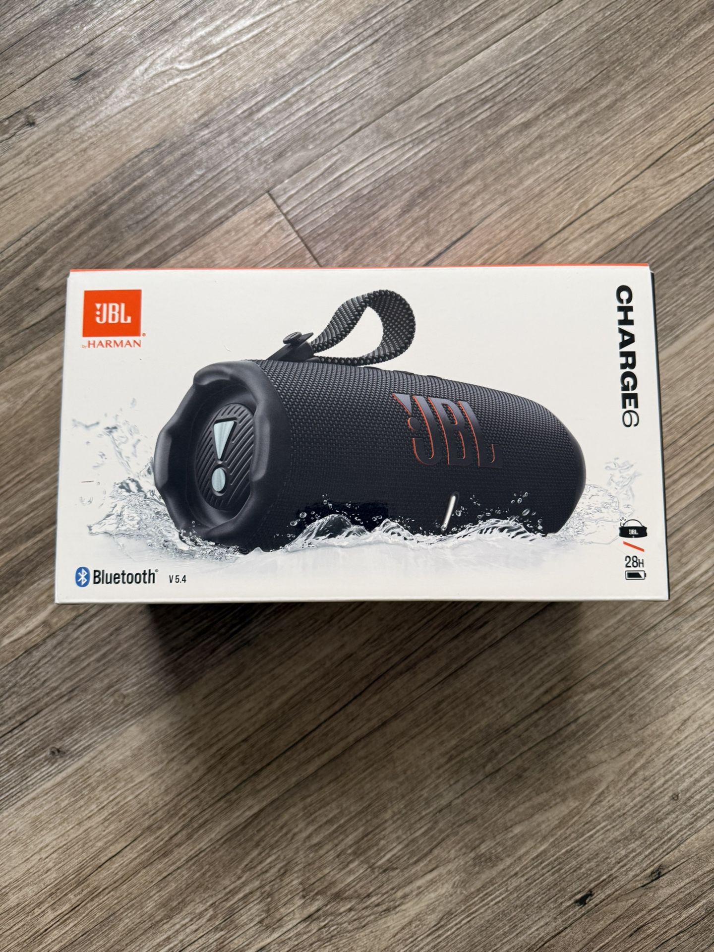 JBL Charge 6 Portable Bluetooth Speaker - Black