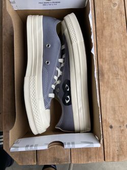 Converse Comme Des Garçons Grey White Black Size 8 Women