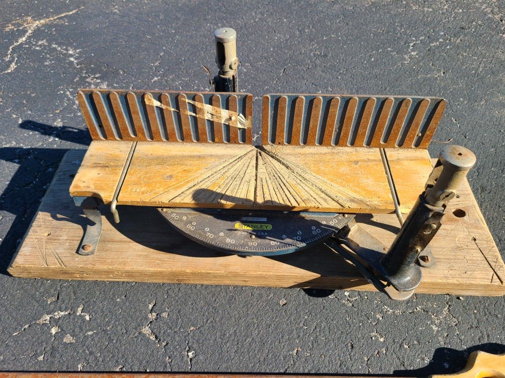 Vintage Miter Box And Saw