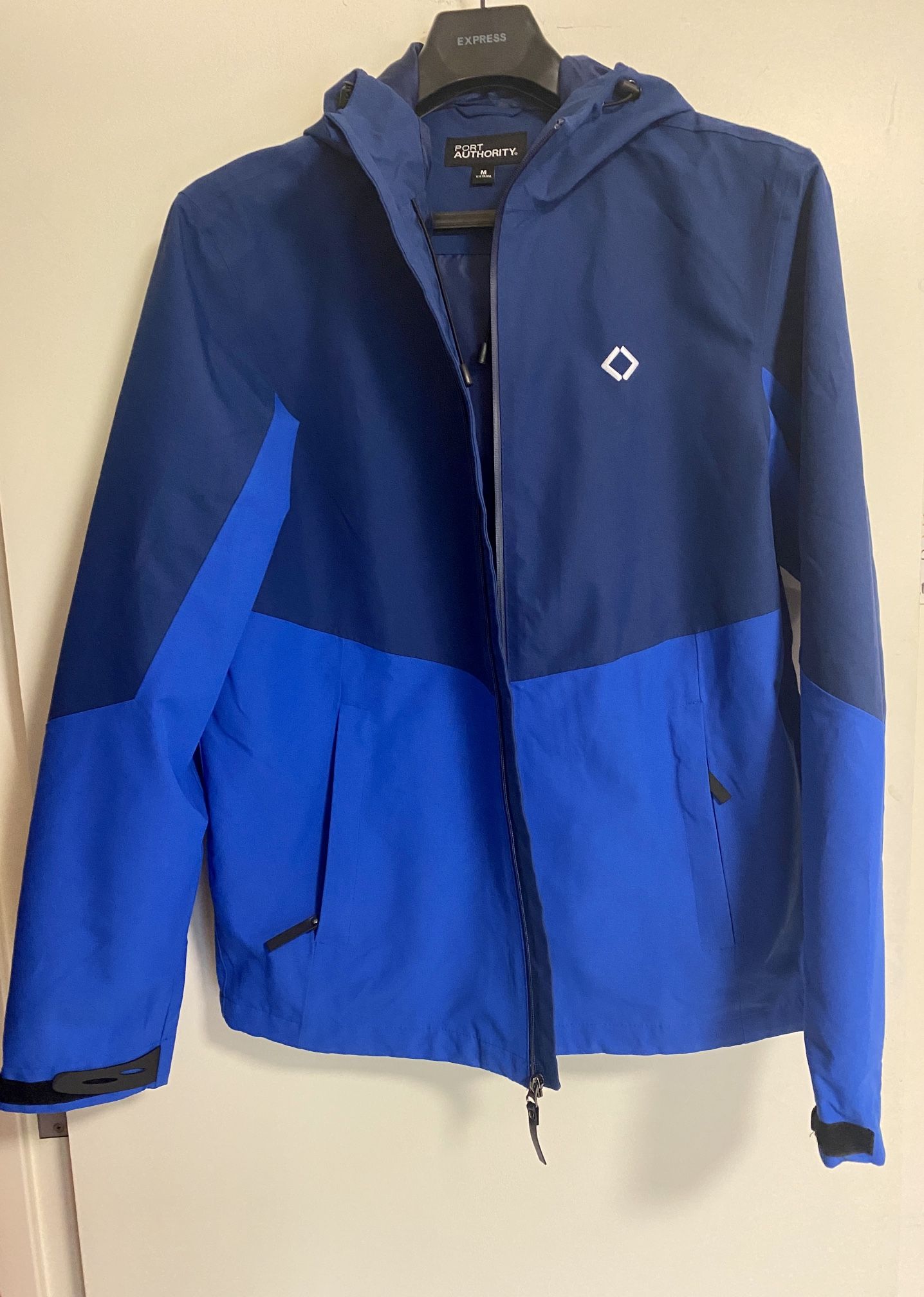 Sam’s Club Medium Raincoat Jacket Medium Blue 100% polyester