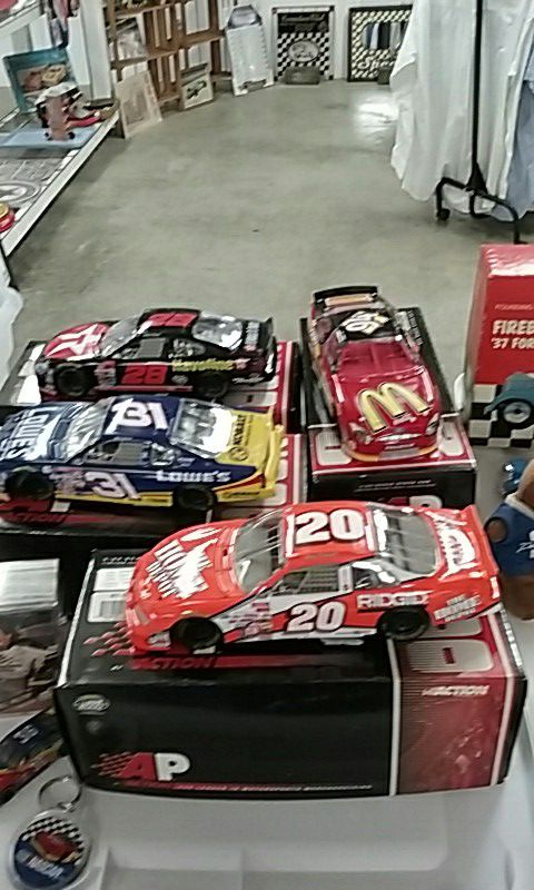 NASCAR RACERS NEW IN BOX PRICED AS EACH