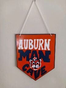 Auburn Man Cave  Sign