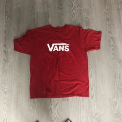 Red Vans T Shirt 