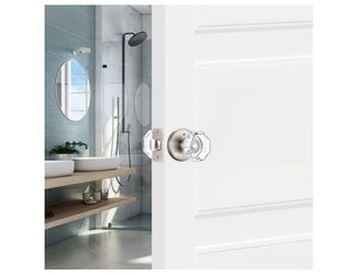 Crystal Glass Door Knobs Interior,