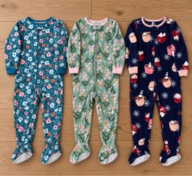 Carter’s 3T Fleece Pajamas – 3 Piece Bundle