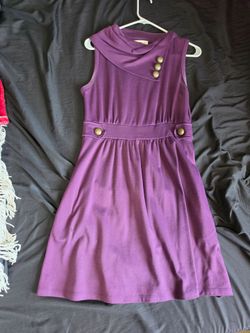 Purple with Pockets!! Fashion Dress
