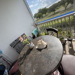 Dining Room Set, Table And Chairs Indoor/ Outdoor 