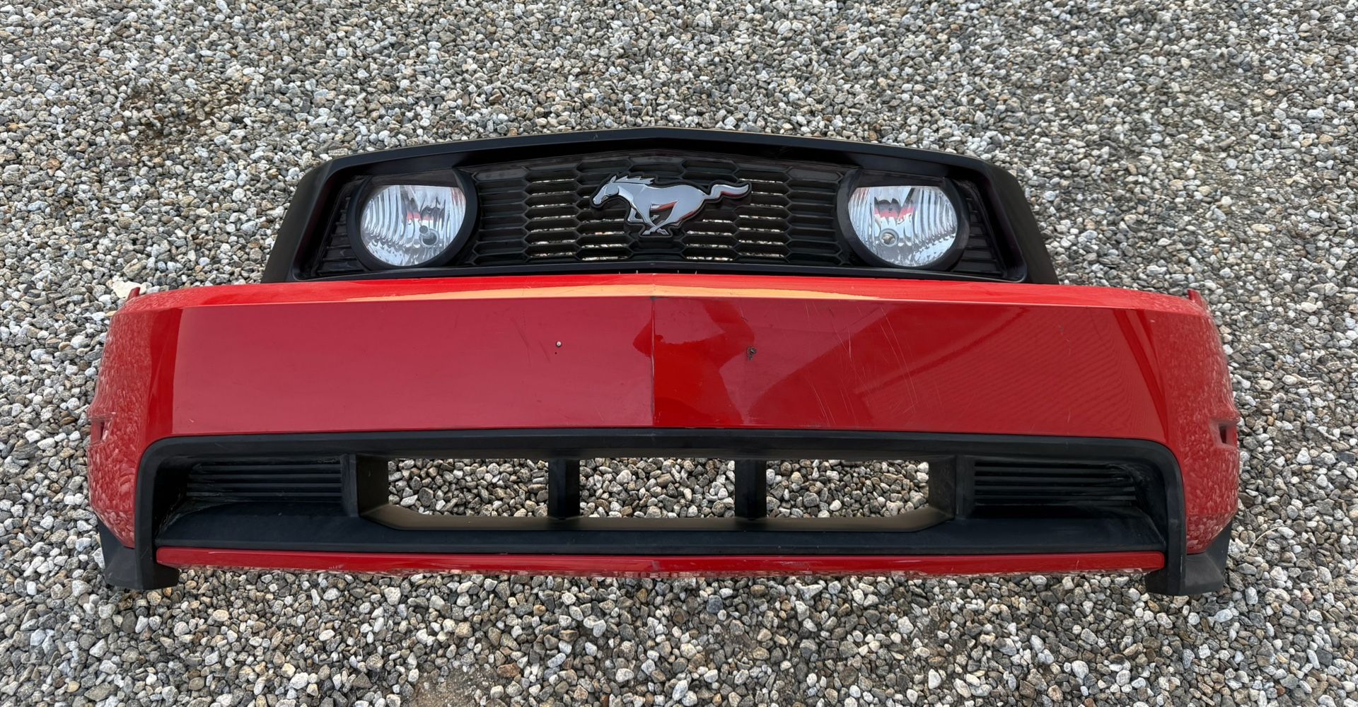 10-12 Mustang GT Torch Red New Takeoff Bumper Cover, Grill & Foglights