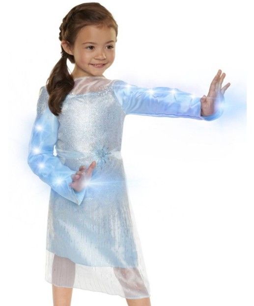 Frozen II Elsa Dark Sea Halloween Dress, For Toddler Girl Size 4-6, Ages 3+ (Read Desc.) NEW!.